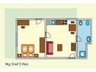 Kronplatz_Garni Neumairhof_mapka apartmánu pro 2 osob