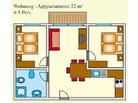 Kronplatz_Garni Neumairhof_mapka apartmánu pro 4-5 osob